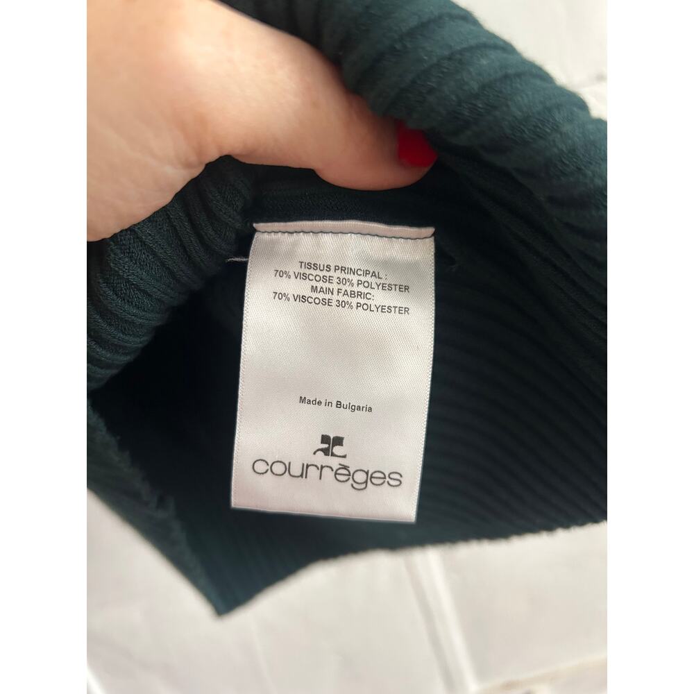 Courréges Ribbed knit polo - Picture 3 of 3